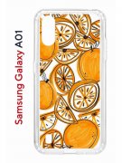 Чехол-накладка Samsung Galaxy A01/A015 (583858) Kruche PRINT Апельсины