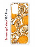 Чехол-накладка Samsung Galaxy S20 Plus Kruche Print Апельсины