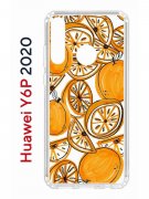 Чехол-накладка Huawei Y6p 2020 (588946) Kruche PRINT Апельсины