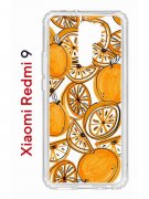 Чехол-накладка Xiaomi Redmi 9 (588934) Kruche PRINT Апельсины