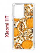 Чехол-накладка Xiaomi 11T (612848) Kruche PRINT Апельсины