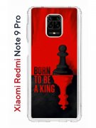 Чехол-накладка Xiaomi Redmi Note 9 Pro/Xiaomi Redmi Note 9S/Xiaomi Redmi Note 9 Pro Max Kruche Print Born to be a King