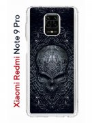 Чехол-накладка Xiaomi Redmi Note 9 Pro/Note 9S/Note 9 Pro Max Kruche Print Череп техно