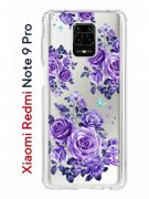 Чехол-накладка Xiaomi Redmi Note 9 Pro/Note 9S/Note 9 Pro Max Kruche Print Roses