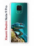 Чехол-накладка Xiaomi Redmi Note 9 Pro Kruche Print Змея