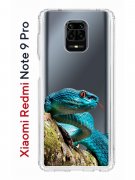 Чехол-накладка Xiaomi Redmi Note 9 Pro Kruche Print Змея