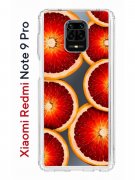 Чехол-накладка Xiaomi Redmi Note 9 Pro  (588932) Kruche PRINT Orange