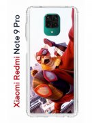 Чехол-накладка Xiaomi Redmi Note 9 Pro/Note 9S/Note 9 Pro Max Kruche Print Человек паук