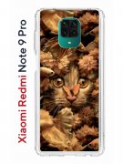 Чехол-накладка Xiaomi Redmi Note 9S/Redmi Note 9 Pro/Redmi Note 9 Pro Max Kruche Print Котик с рыбками