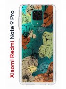 Чехол-накладка Xiaomi Redmi Note 9S/Redmi Note 9 Pro/Redmi Note 9 Pro Ma Kruche Print Ягоды и Цветы
