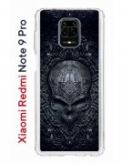 Чехол-накладка Xiaomi Redmi Note 9 Pro/Note 9S/Note 9 Pro Max Kruche Print Череп техно