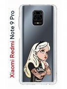 Чехол-накладка Xiaomi Redmi Note 9 Pro/Note 9S/Note 9 Pro Max Kruche Print Tattoo Girl