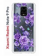 Чехол-накладка Xiaomi Redmi Note 9 Pro/Note 9S/Note 9 Pro Max Kruche Print Roses