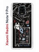 Чехол-накладка Xiaomi Redmi Note 9 Pro/Redmi Note 9S/Redmi Note 9 Pro Max Kruche Print Кот Питер