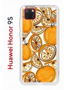 Чехол-накладка Huawei Honor 9S  (588929) Kruche PRINT Апельсины