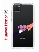 Чехол-накладка Huawei Honor 9S  (588929) Kruche PRINT Котолюбовь