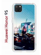 Чехол-накладка Huawei Honor 9S  (588929) Kruche PRINT Киберпанк