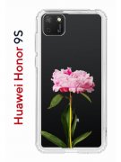 Чехол-накладка Huawei Honor 9S  (588929) Kruche PRINT Пион
