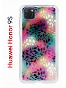 Чехол-накладка Huawei Honor 9S/Y5p 2020 Kruche Print Цветные листья