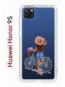 Чехол-накладка Huawei Honor 9S/Y5p 2020 Kruche Print Велосипедная прогулка