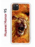 Чехол-накладка Huawei Honor 9S/Y5p 2020 Kruche Print Лев