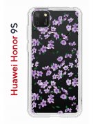 Чехол-накладка Huawei Honor 9S/Y5p 2020 Kruche Print Сакура