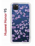 Чехол-накладка Huawei Honor 9S/Y5p 2020 Kruche Print Сакура