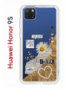 Чехол-накладка Huawei Honor 9S/Huawei Y5p Kruche Print Крафтовые наклейки