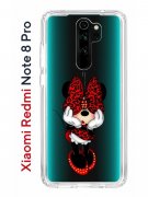 Чехол-накладка Xiaomi Redmi Note 8 Pro Kruche Print Минни