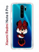 Чехол-накладка Xiaomi Redmi Note 8 Pro Kruche Print Минни