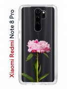 Чехол-накладка Xiaomi Redmi Note 8 Pro Kruche Print Пион