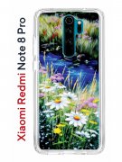 Чехол-накладка Xiaomi Redmi Note 8 Pro Kruche Print Ромашки у ручья