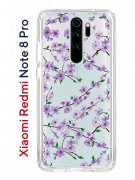 Чехол-накладка Xiaomi Redmi Note 8 Pro Kruche Print Сакура