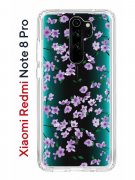 Чехол-накладка Xiaomi Redmi Note 8 Pro Kruche Print Сакура