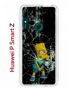 Чехол-накладка Huawei P Smart Z/Y9 Prime 2019/Honor 9X Kruche Print Барт Симпсон