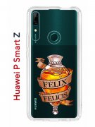 Чехол-накладка Huawei P Smart Z/Y9 Prime 2019/Honor 9X Kruche Print Felix Felicis