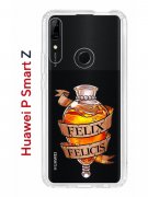 Чехол-накладка Huawei P Smart Z/Y9 Prime 2019/Honor 9X Kruche Print Felix Felicis