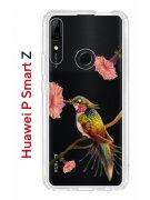 Чехол-накладка Huawei P Smart Z (588928) Kruche PRINT Колибри