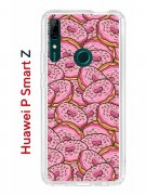 Чехол-накладка Huawei P Smart Z/Y9 Prime 2019/Honor 9X Kruche Print Пончики