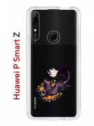 Чехол-накладка Huawei P Smart Z/Y9 Prime 2019/Honor 9X Kruche Print Fox