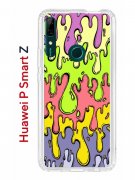 Чехол-накладка Huawei P Smart Z/Y9 Prime 2019/Honor 9X Kruche Print Абстракция Капли