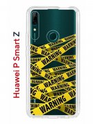 Чехол-накладка Huawei P Smart Z/Y9 Prime 2019/Honor 9X Kruche Print Warning