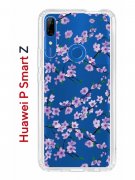 Чехол-накладка Huawei P Smart Z/Y9 Prime 2019/Honor 9X Kruche Print Сакура