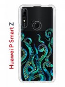 Чехол-накладка Huawei P Smart Z/Y9 Prime 2019/Honor 9X Kruche Print Щупальца