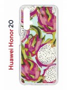 Чехол-накладка Huawei Honor 20  (582680) Kruche PRINT Питахайя