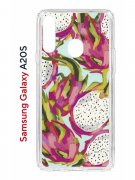 Чехол-накладка Samsung Galaxy A20S (588937) Kruche PRINT Питахайя