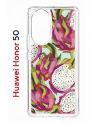 Чехол-накладка Huawei Honor 50 (610635) Kruche PRINT Питахайя