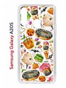 Чехол-накладка Samsung Galaxy A20S (588937) Kruche PRINT Halloween