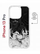 Чехол-накладка Apple iPhone 13 Pro (610631) Kruche PRINT Разводы краски