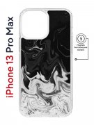 Чехол-накладка Apple iPhone 13 Pro Max (610637) Kruche PRINT Разводы краски